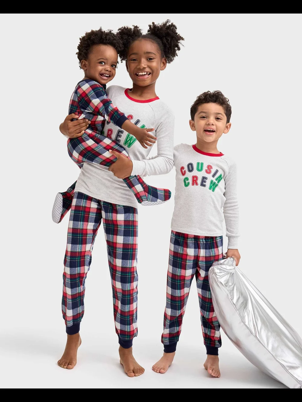 Kids Cousin Crew Snug Fit Cotton And Microfleece Pajamas - blue